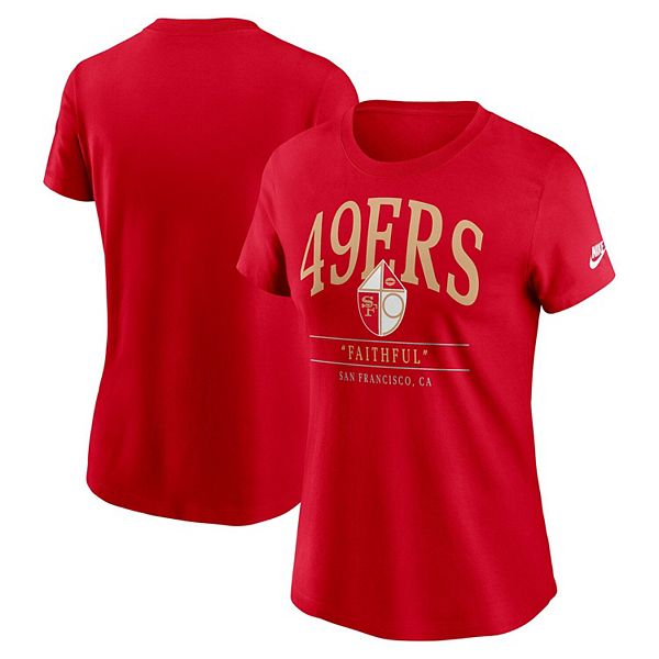 

Женская футболка San Francisco 49ers Hometown Local Pack красного цвета Nike