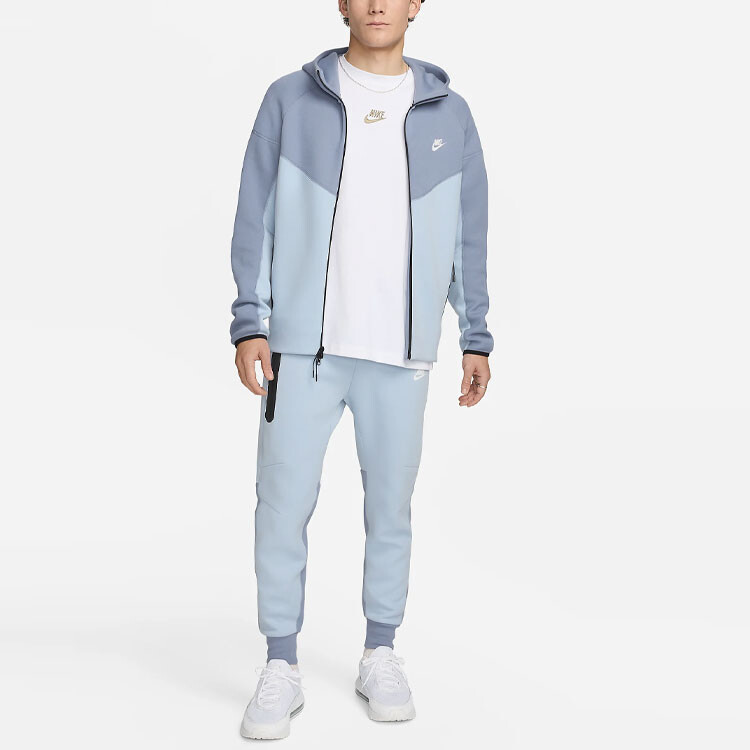 Трикотажные спортивные штаны мужские Light Armory Blue Nike, светло-синий — фото 3