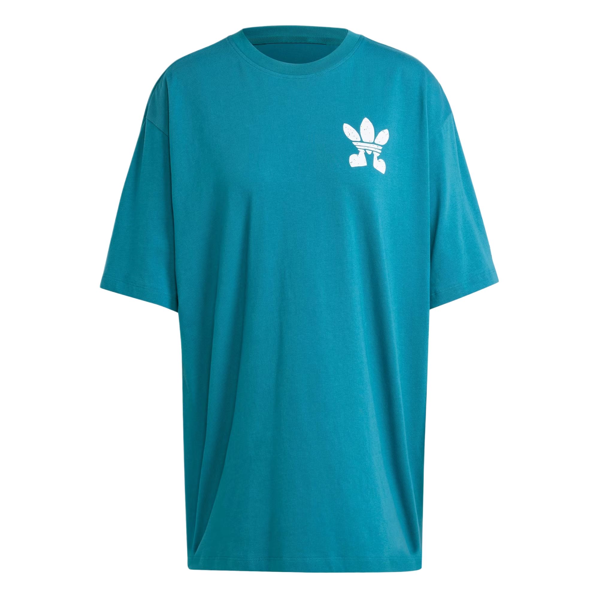 Футболка с рукавом дроп-шоулдер женская Legacy Cyan Adidas Originals, Traditional Cyan