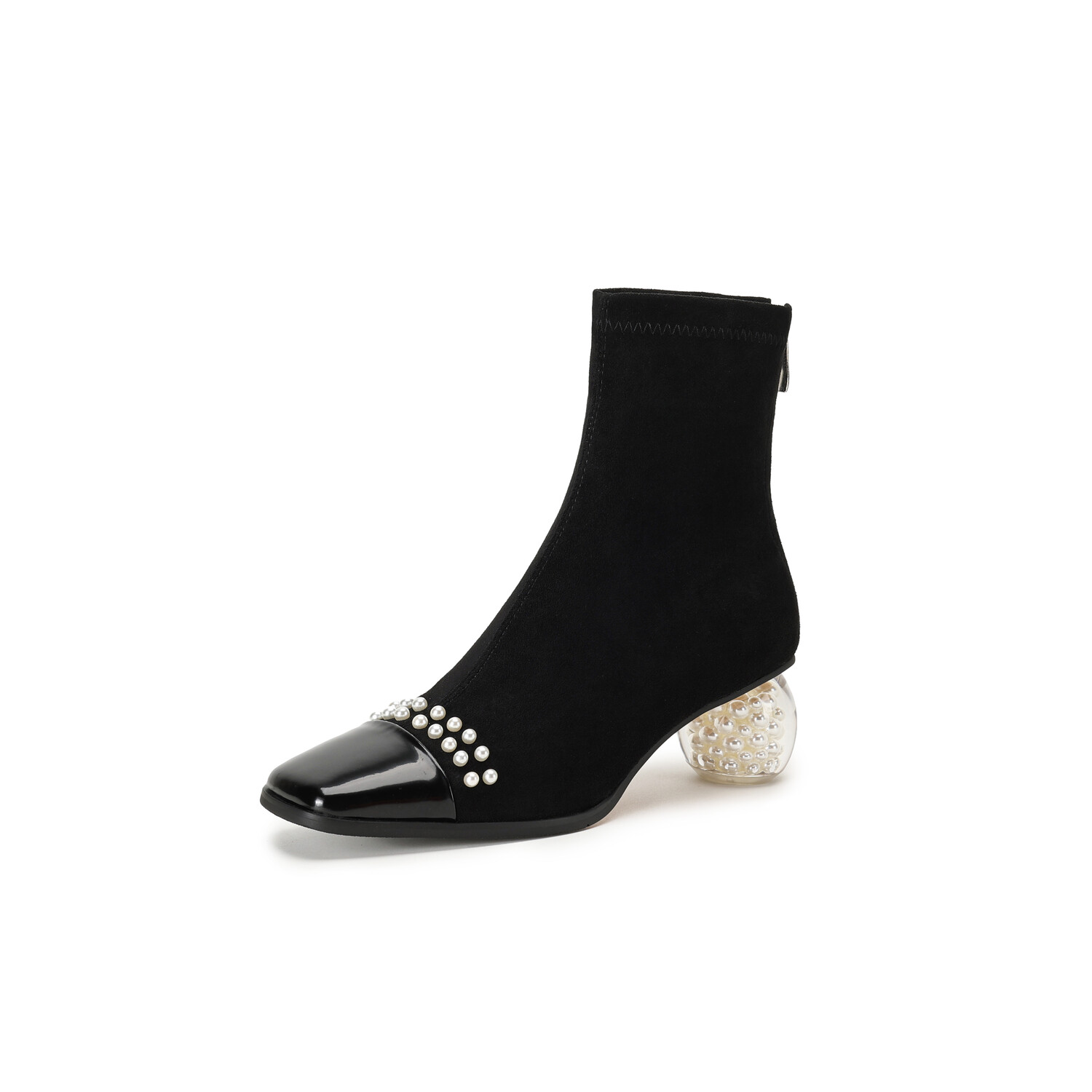 

Ботильоны женские Su Yanjiao, цвет Black Fleece-lined