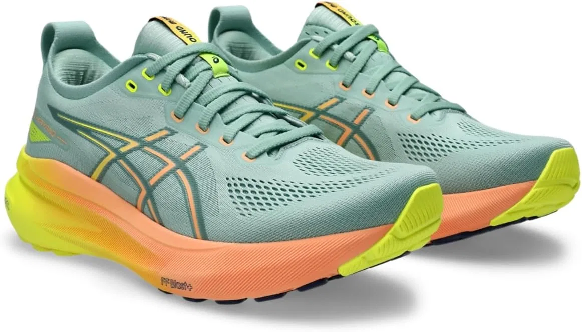 Мужская обувь Asics Gel-Kayano 31, Light Celadon Safety Yellow — фото 2