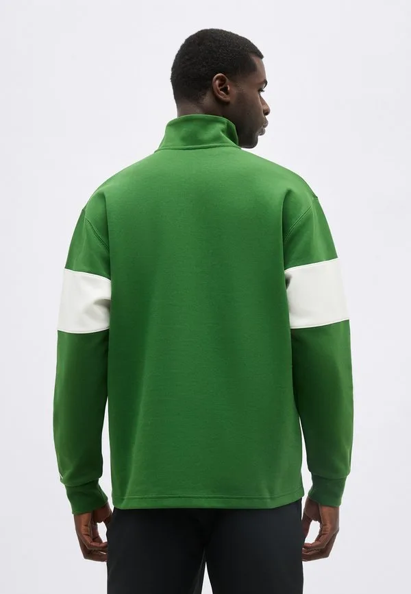 Толстовка для гольфа с застежкой-молнией до середины груди Jordan, Forest Green/Sail