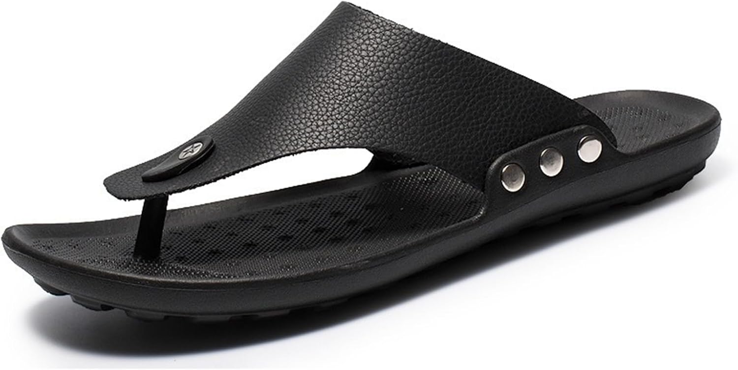 

Мужские пляжные сандалии, шлепанцы с быстросохнущей поверхностью, водонепроницаемые, противоскользящие и легкие Abborora, черный