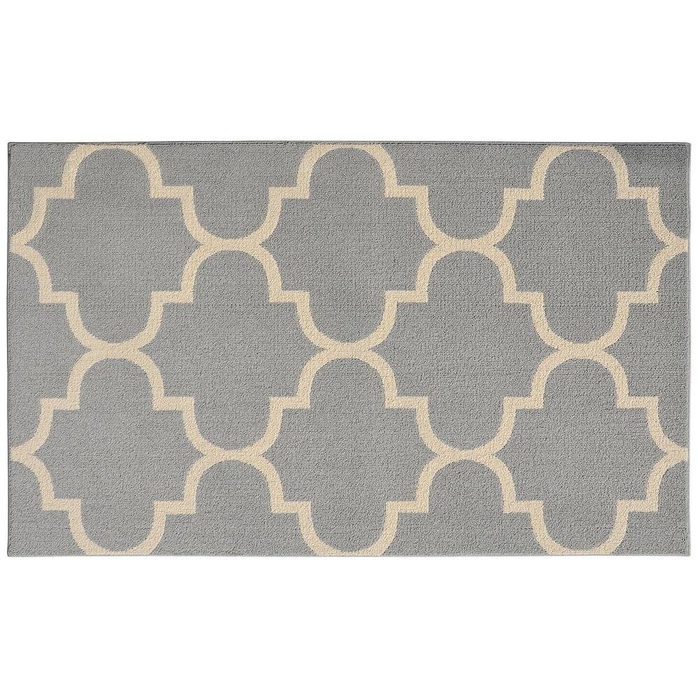 

Коврик-гирлянда Большой ковер с четырехлистником Garland Rug, цвет Silver Ivory