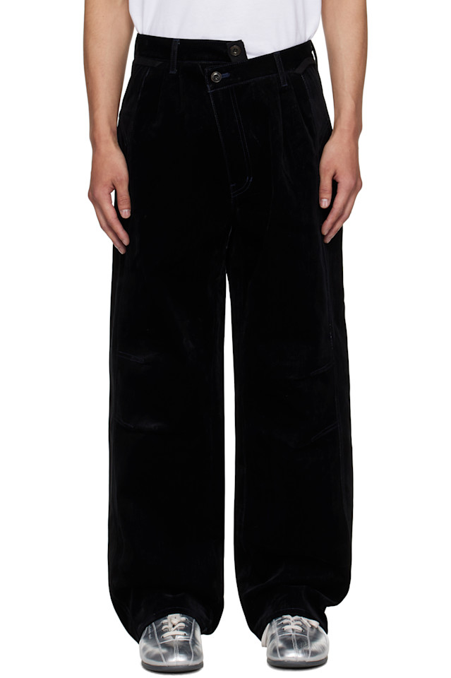 

Джинсы с широкими штанинами в стиле «кроссовер» Andersson Bell, черный