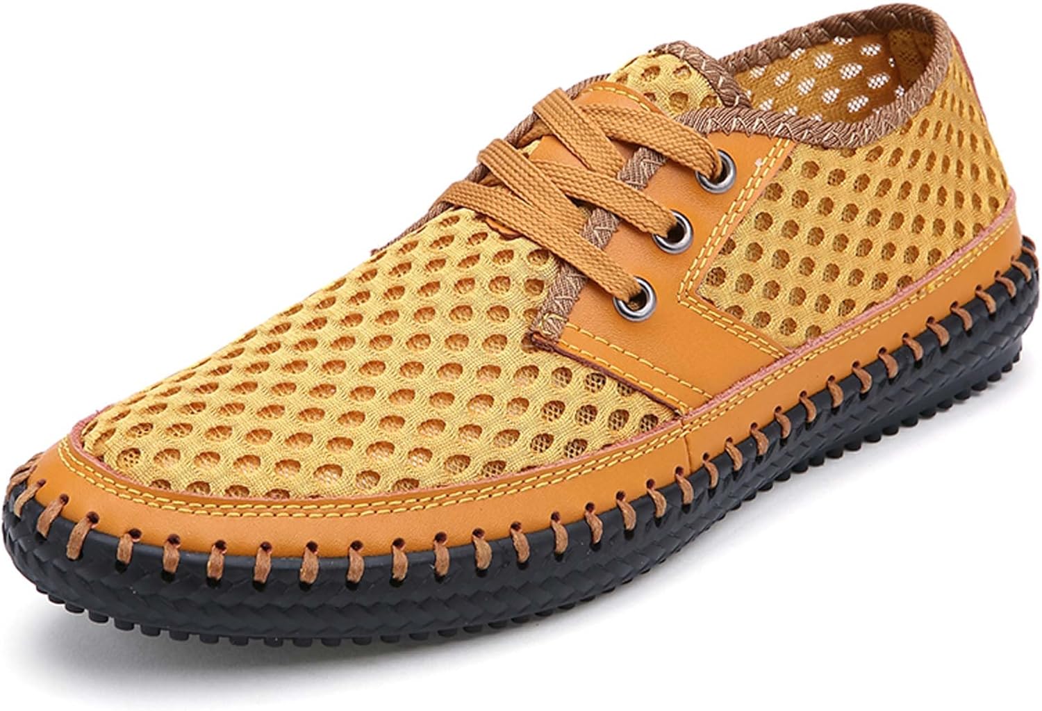 

Мужские походные туфли, дышащие, быстросохнущие, пляжные, для путешествий, кемпинга, приключений, бездорожья, нескользящие, для ходьбы босиком, легкие сандалии для ходьбы Generic, желтый