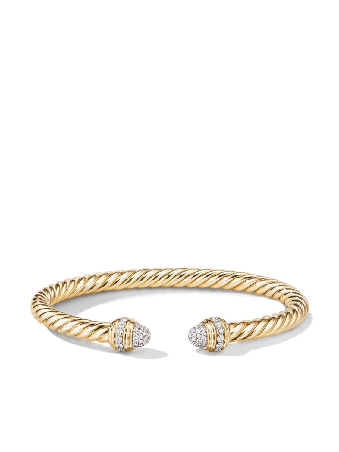 

Кафф Cable из желтого золота с бриллиантом David Yurman, золотой