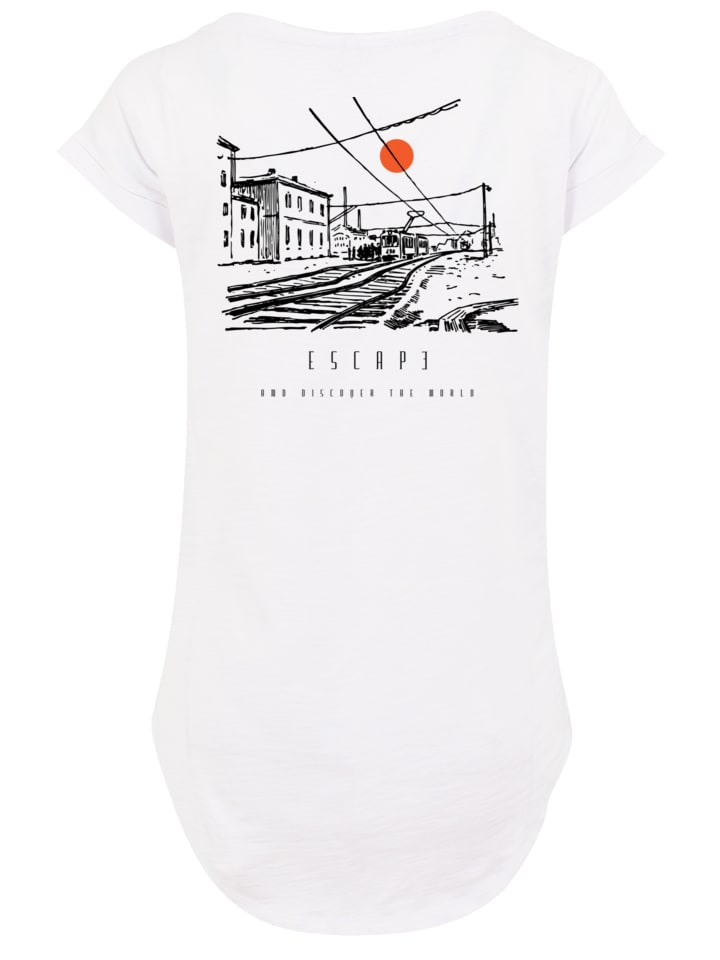 

Длинная футболка Escape Discover the World Town Train Station белого цвета F4NT4STIC, Белый, Длинная футболка Escape Discover the World Town Train Station белого цвета F4NT4STIC