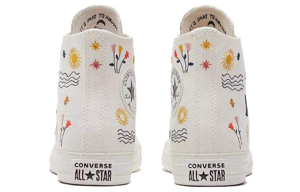 Кроссовки chuck taylor all star high 'it's okay to wander' Converse, белый — фото 4