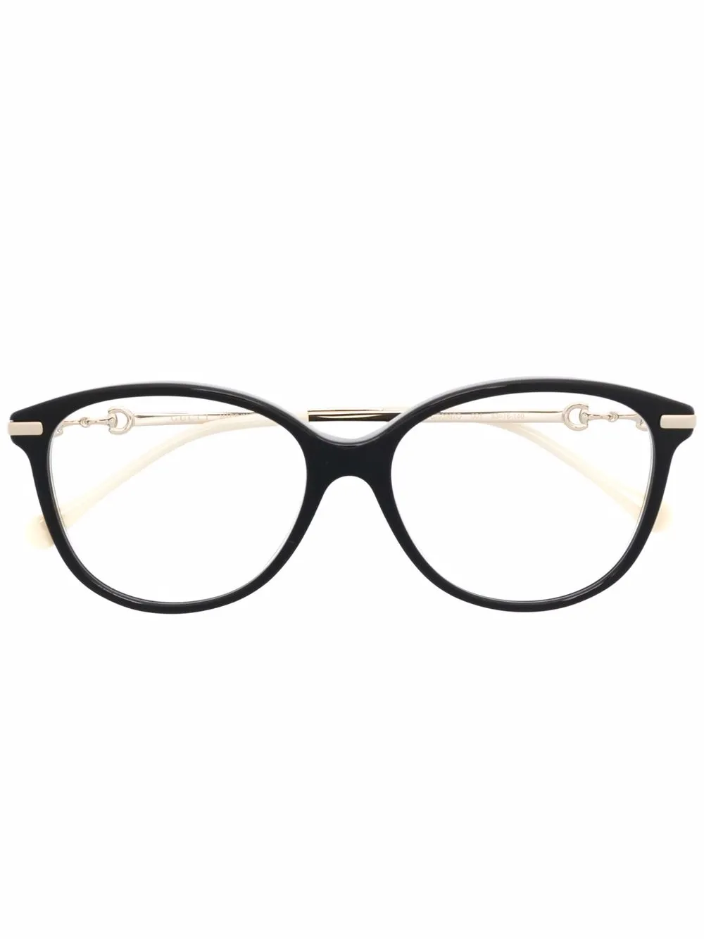 

Очки в круглой оправе Gucci Eyewear, черный