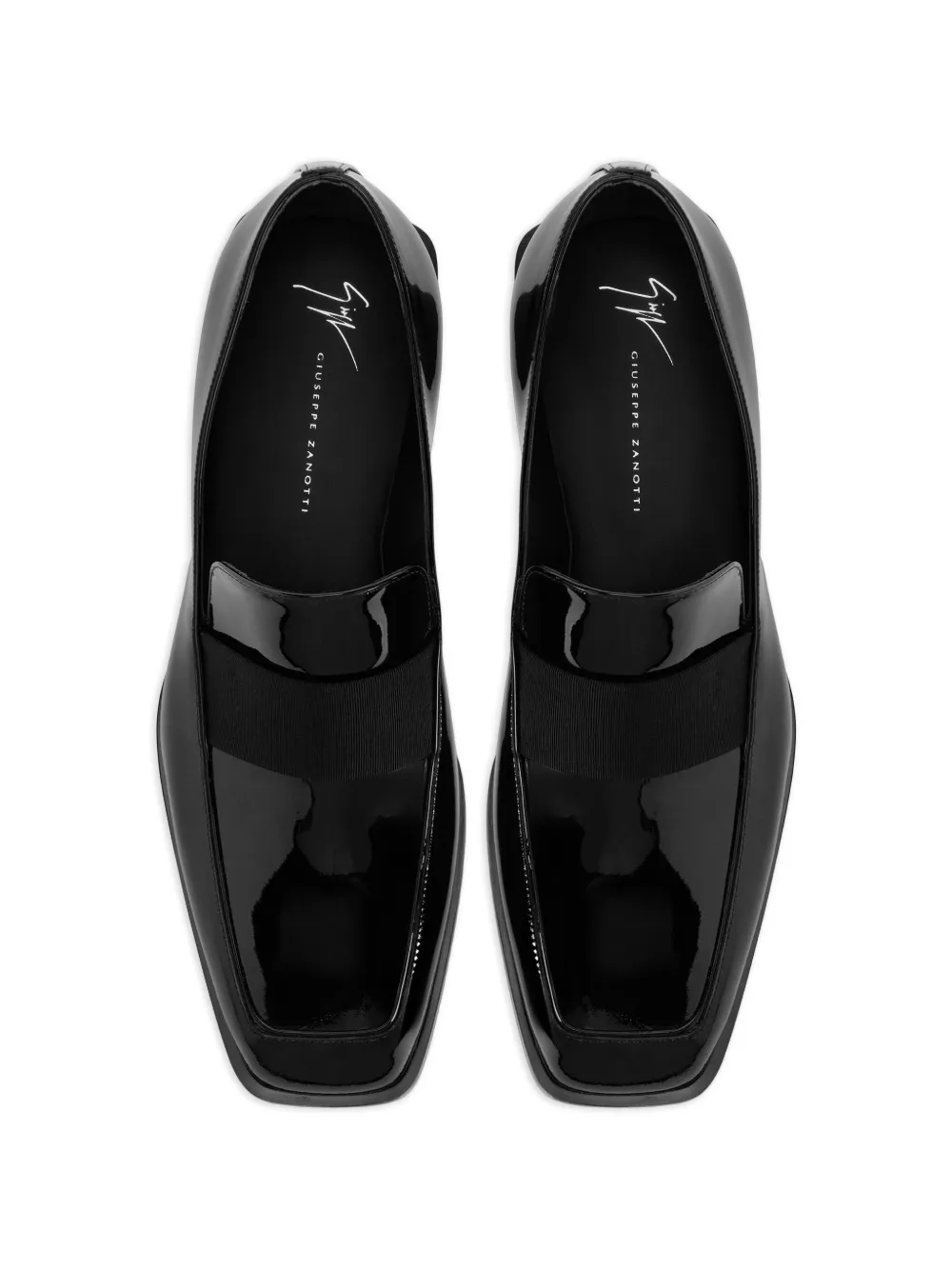Лоферы Gz-lucky с квадратным носком Giuseppe Zanotti, черный — фото 4