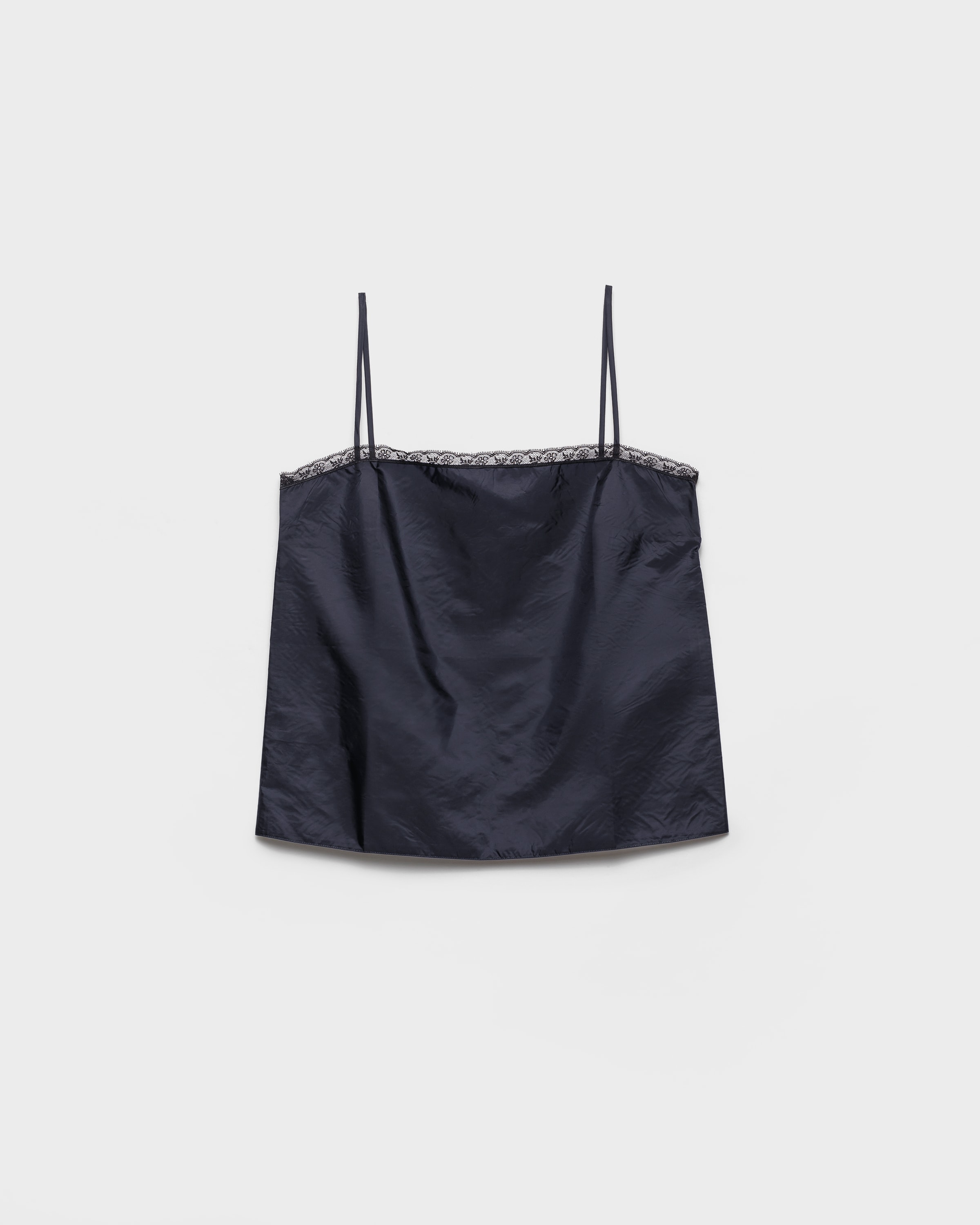 

Легкий топ из переработанного нейлона Prada, синий