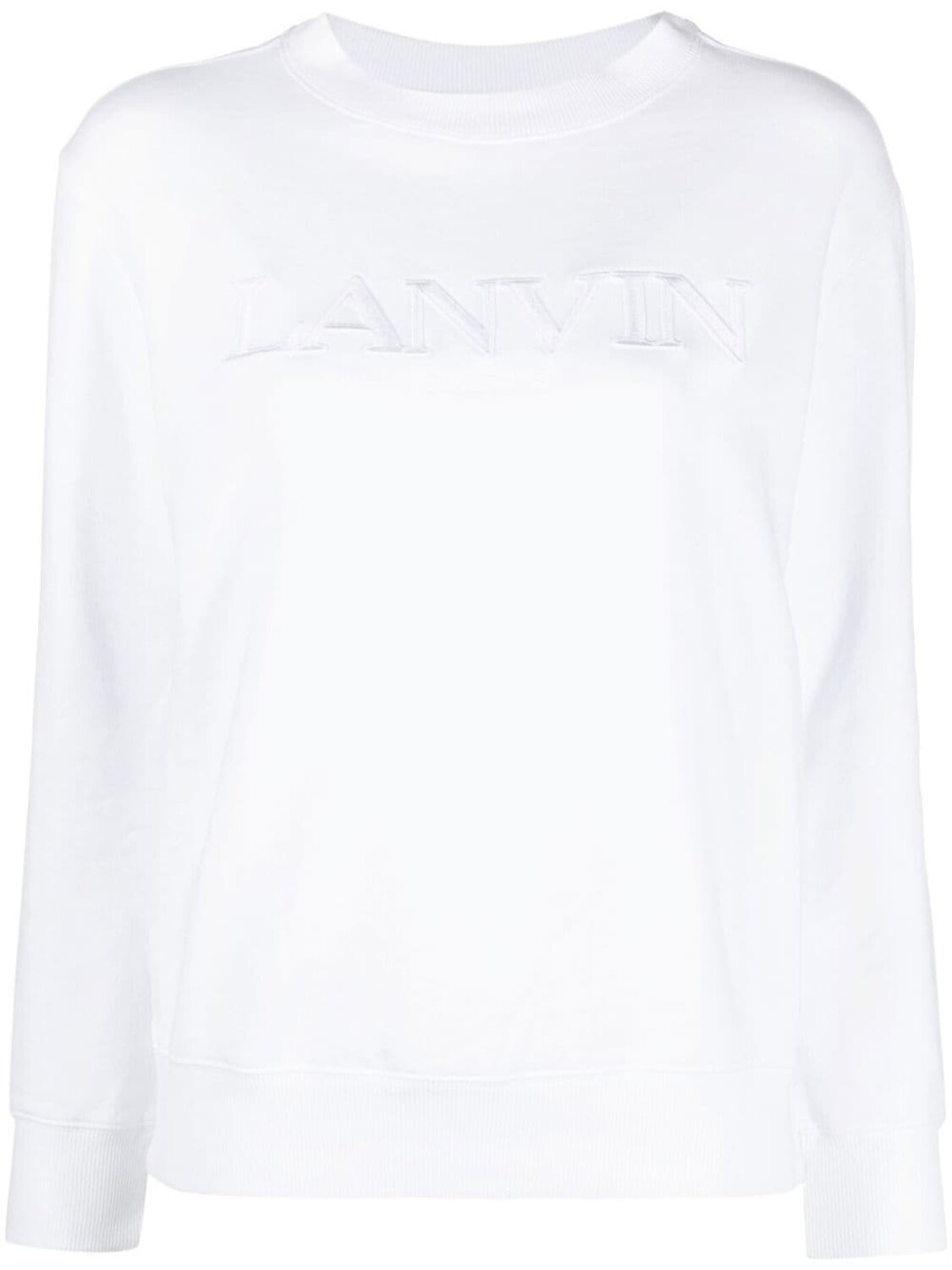 

Lanvin толстовка с нашивкой-логотипом, белый