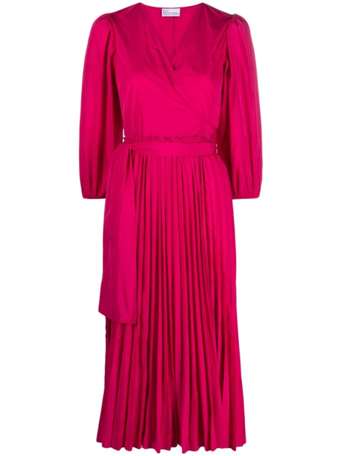 

Платье с плиссированной юбкой RED Valentino, розовый