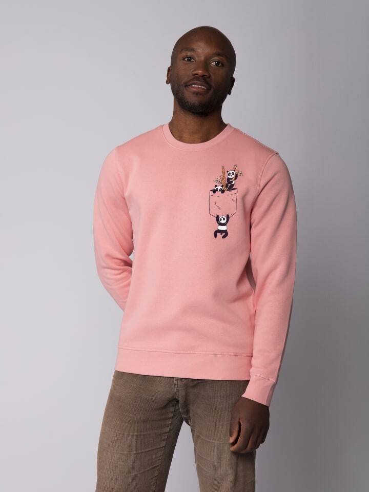 

Толстовка wat Apparel Pocket Pandas, цвет canyon pink