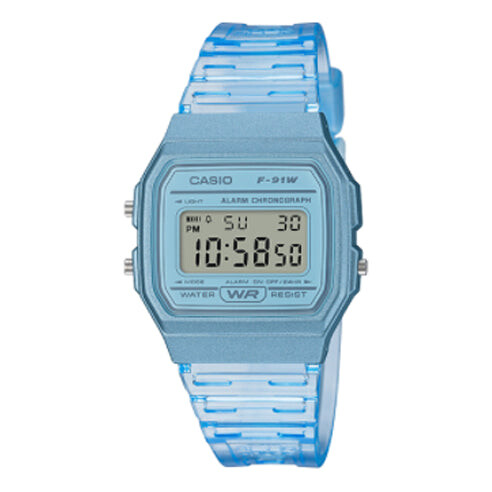 

Часы CASIO Quartz Waterproof Sports Unisex Mens Blue Digital, синий