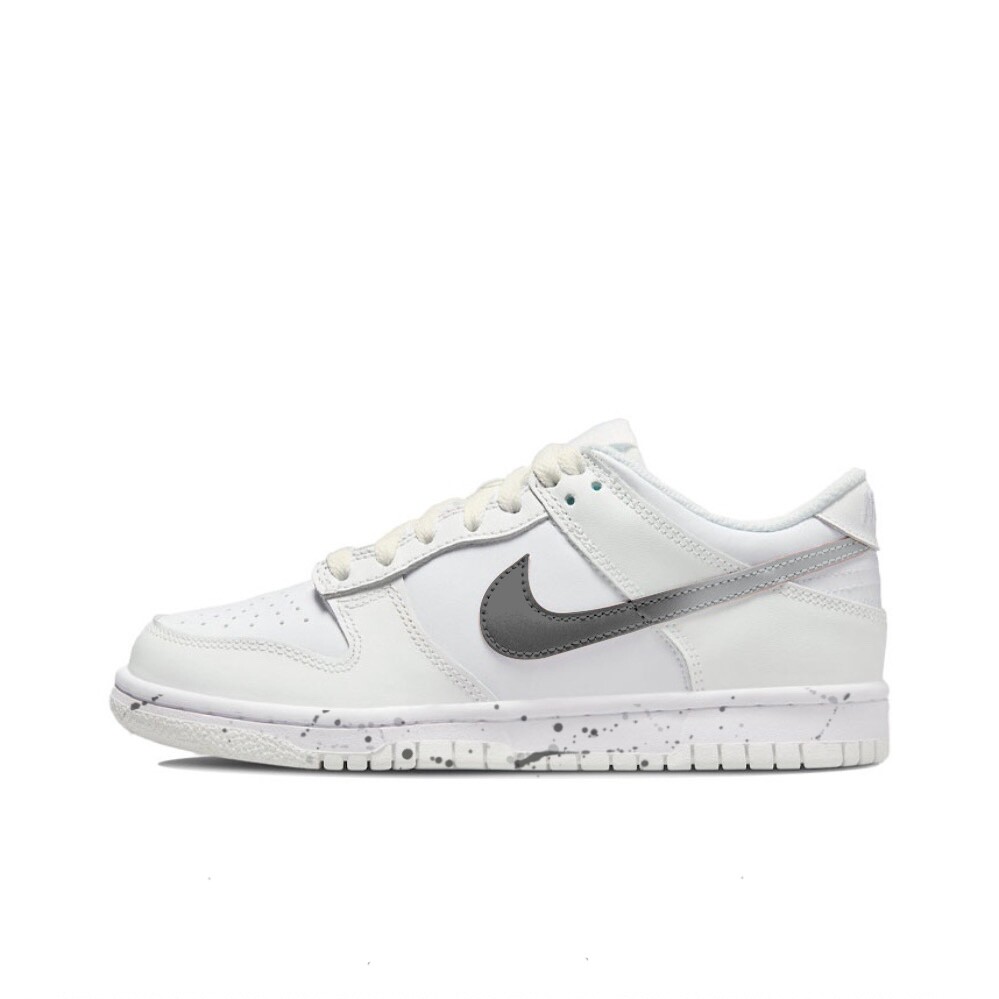 

Кроссовки Nike Dunk Skateboarding Shoes Women's Low-top Grey/white, серый/белый