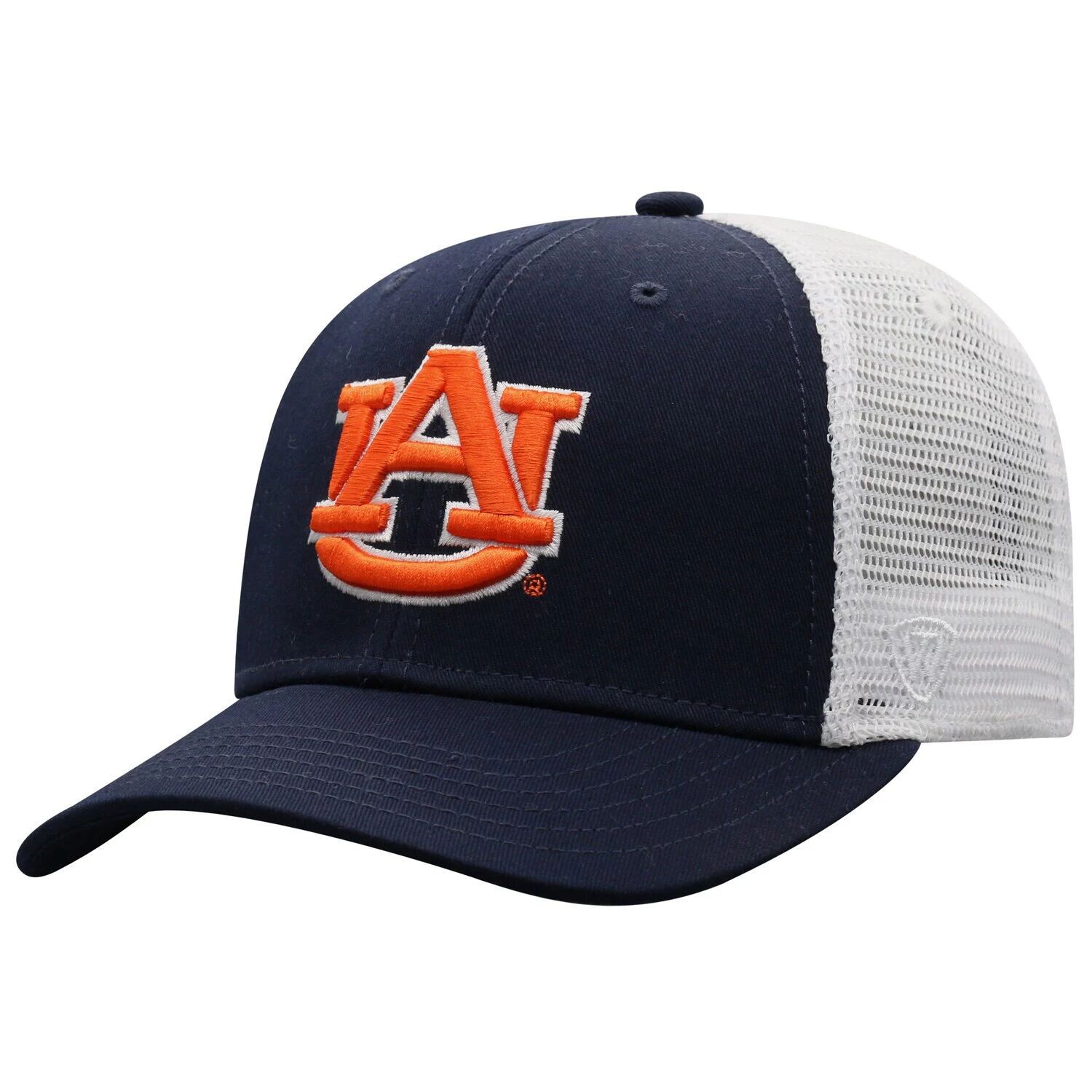 

Мужская кепка Top of the World темно-синего/белого цвета каштанового цвета Tigers Trucker Snapback