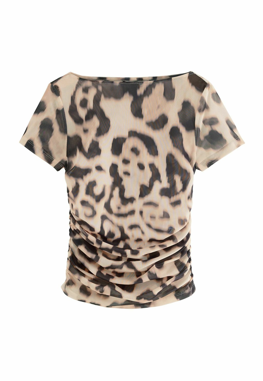 

Блуза SLIM FIT SHORT SLEEVE Next, коричневый