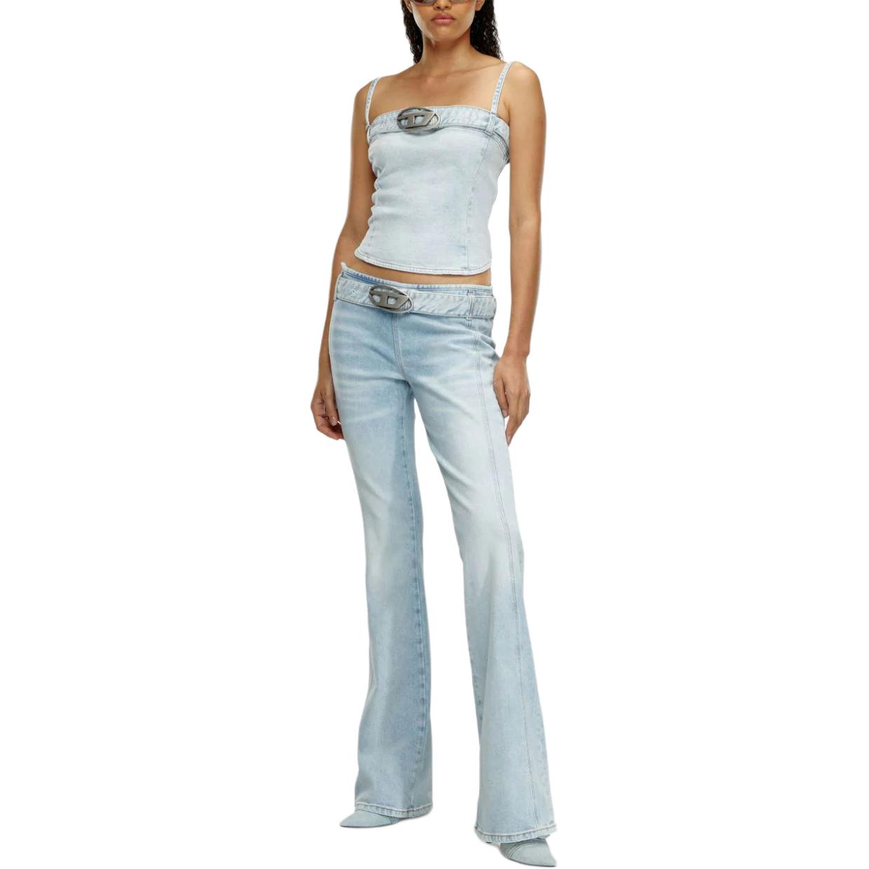 De Lucy S Denim Tank Top DIESEL, Светло-голубой — фото 3