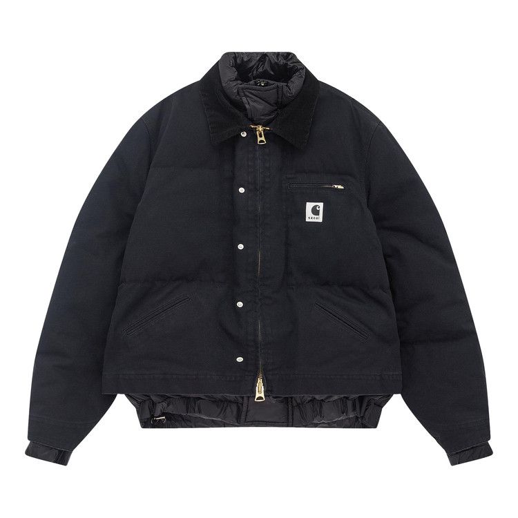 

Куртка Sacai x Carhartt WIP Washed Duck Puffer Jacket 'Black'