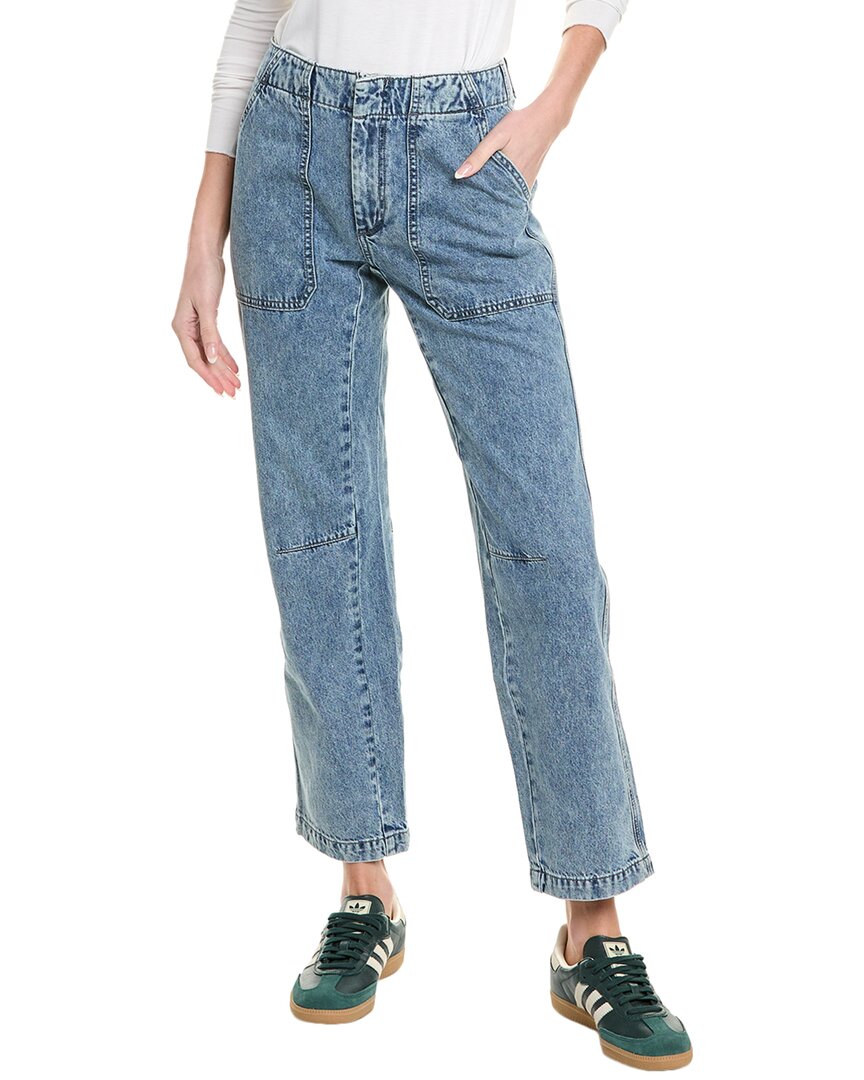 

Джинсы прямого кроя Leyton Elle длиной до щиколотки от Rag & Bone, синий