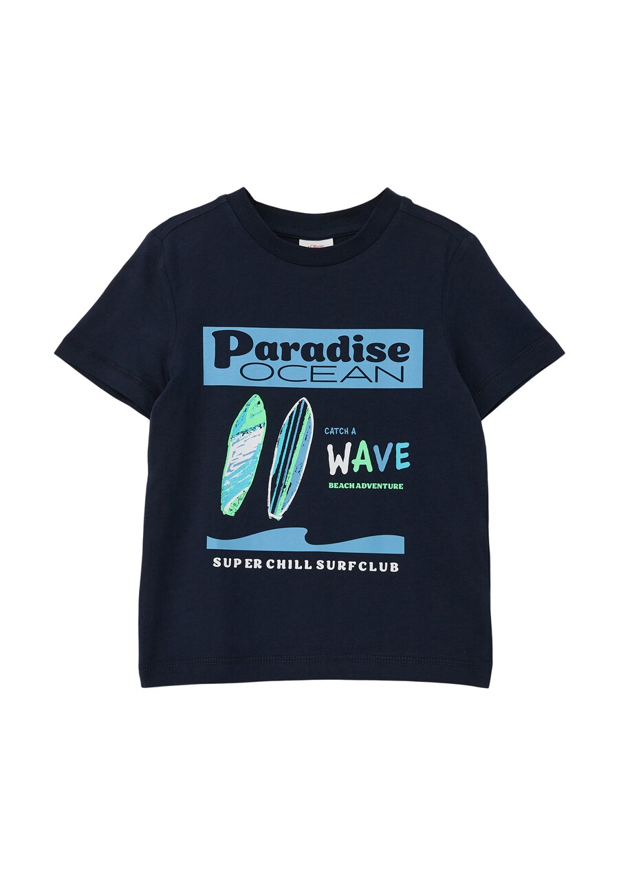 

Рубашка s.Oliver, цвет Navy/Turquoise/Light blue