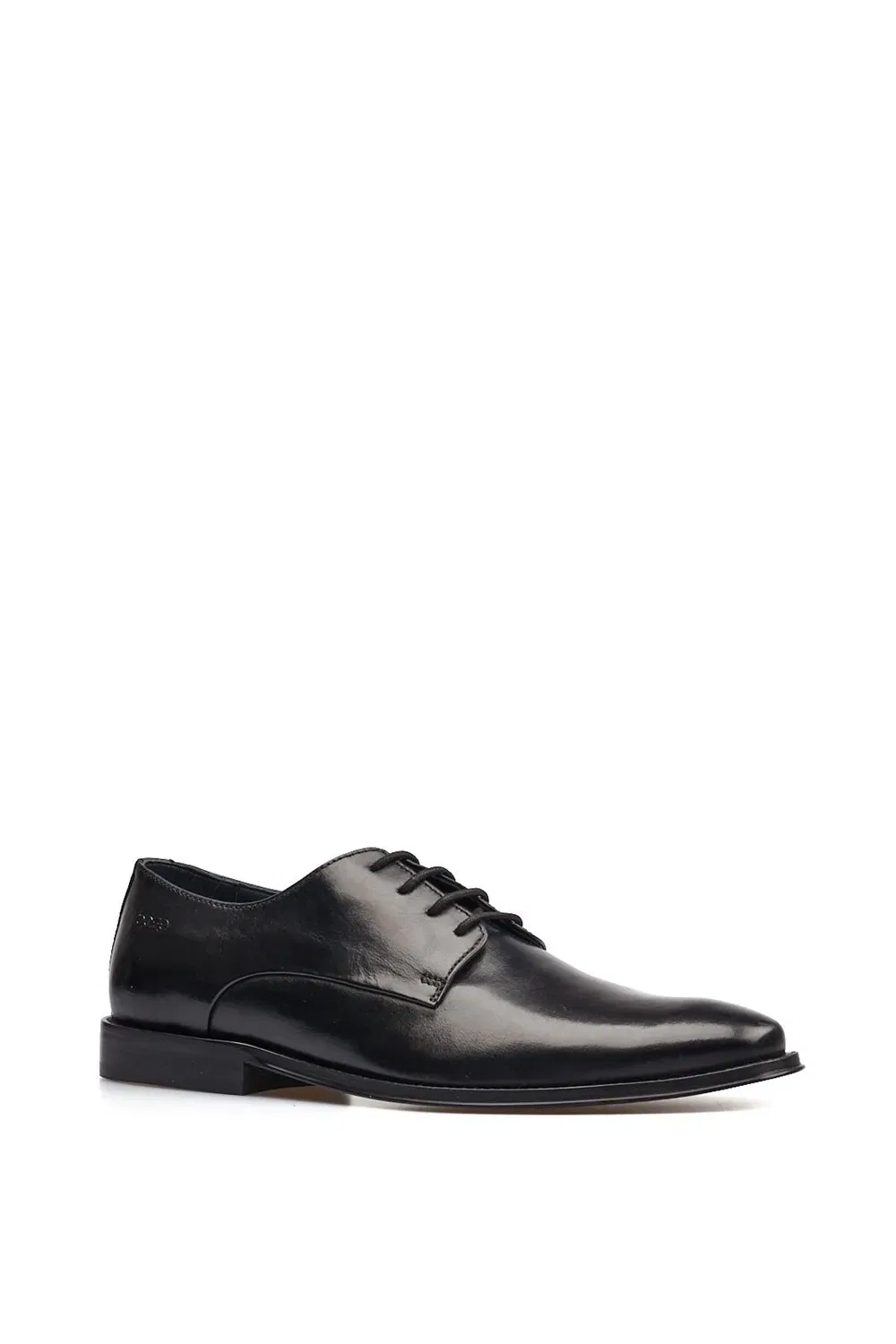 Дерби мужские Base London из вощеной кожи, черный