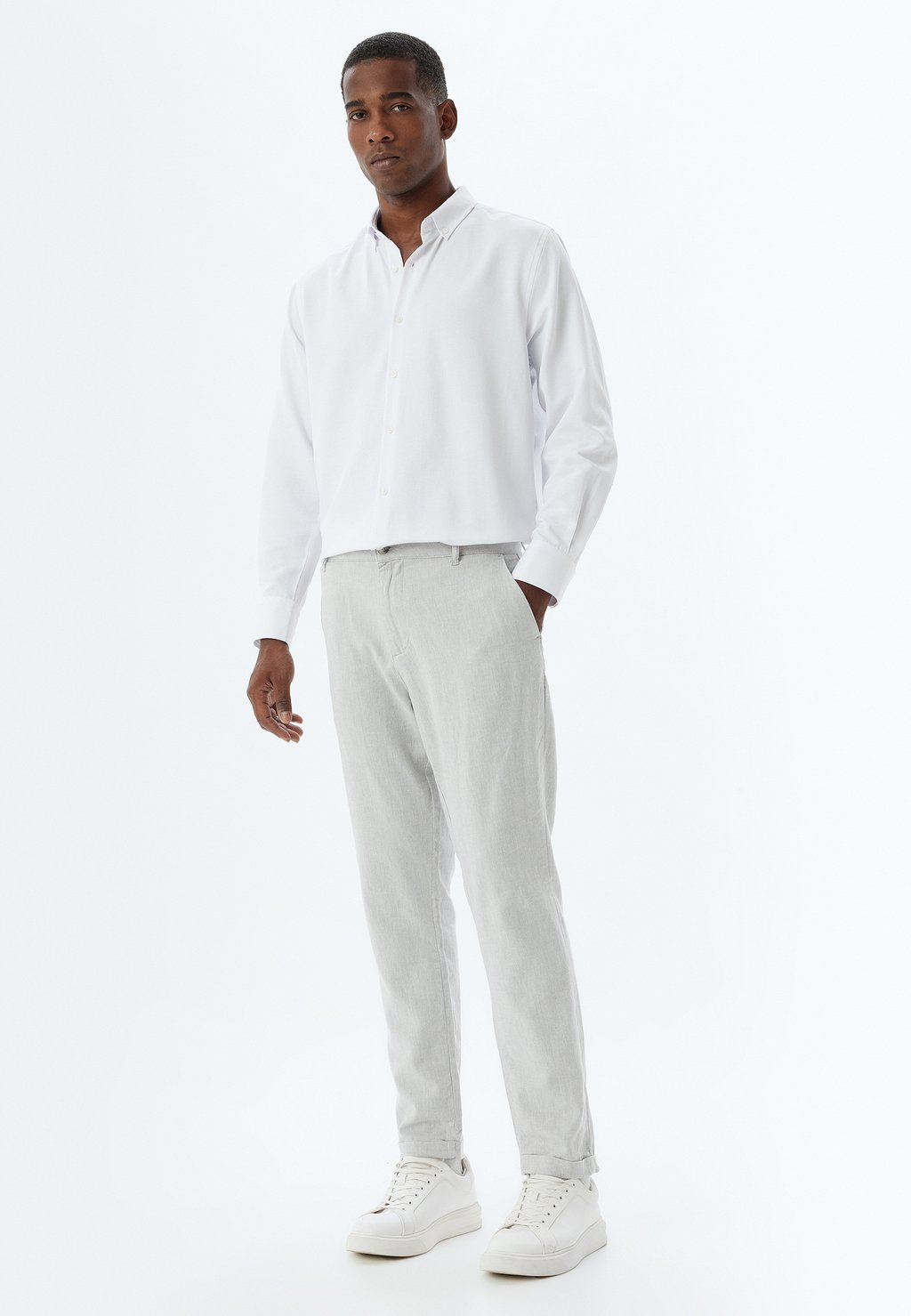 

Рубашка SLIM FIT Koton, белый