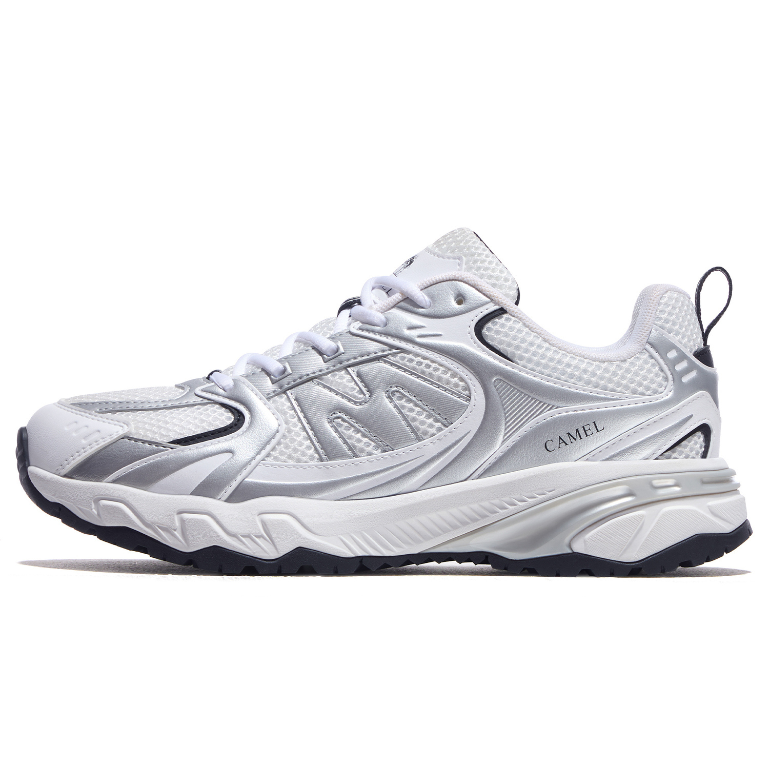 

Panlong 2.0 амортизирующие нескользящие износостойкие дышащие низкие кроссовки для мужчин CAMEL, белый/черный