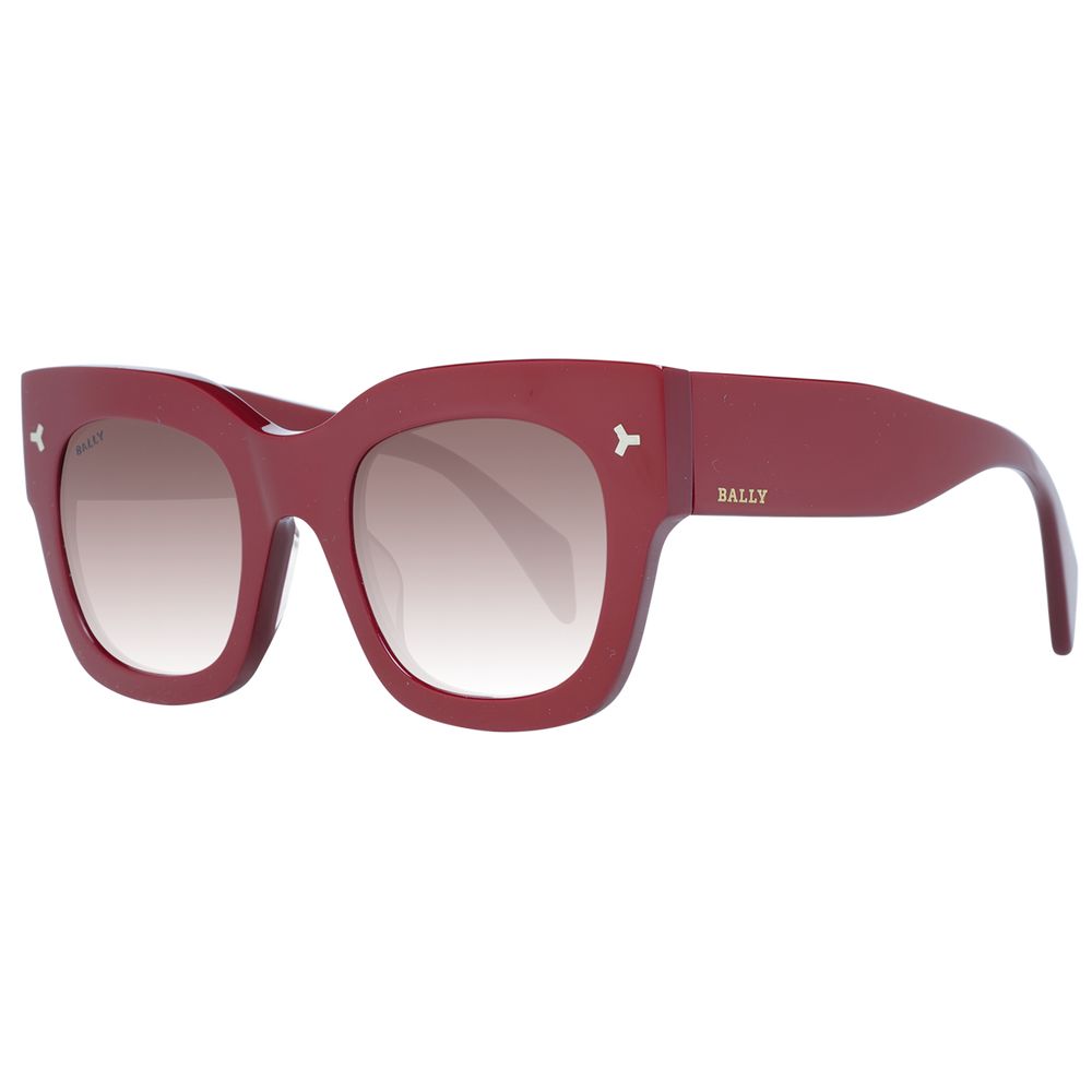 

Красные женские солнцезащитные очки Bally