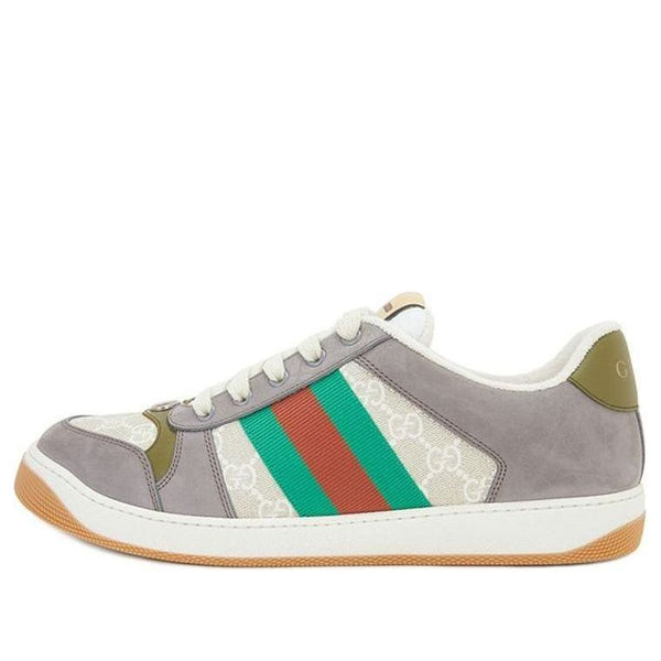 

Кроссовки screener sneaker 'gg canvas - grey beige' Gucci, бежевый