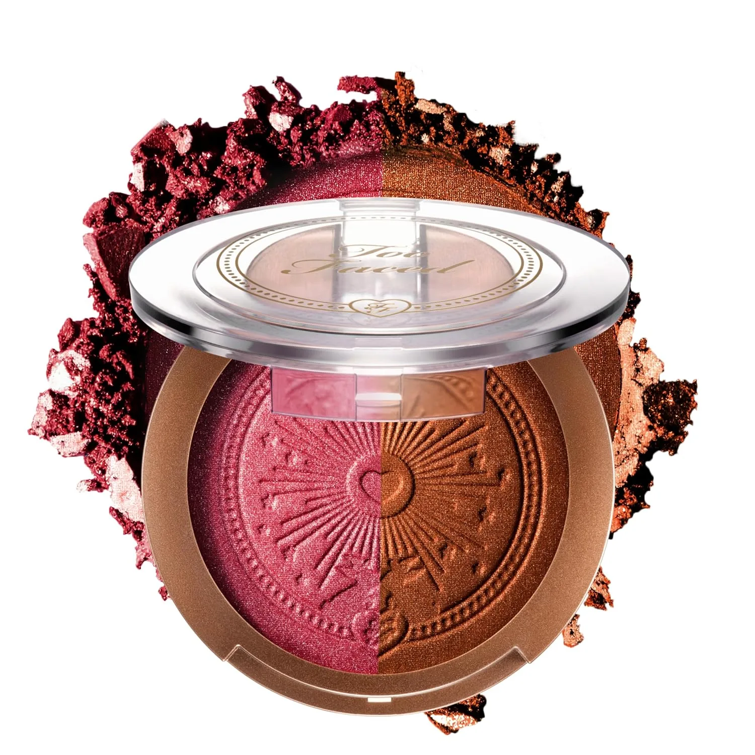Бронзер-румяна Too Faced Sun Bunny Blushing | Полупрозрачные, сияющие бронзеры-румяна с розовым подтоном, имитирующие естественный румянец., 04 Fuchsia Bunny (Luminous Fuchsia)