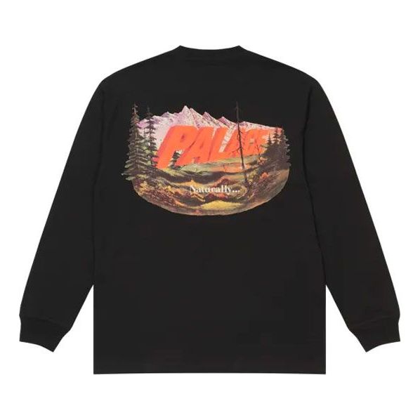 

Футболка chapping longsleeve 'black' Palace, черный