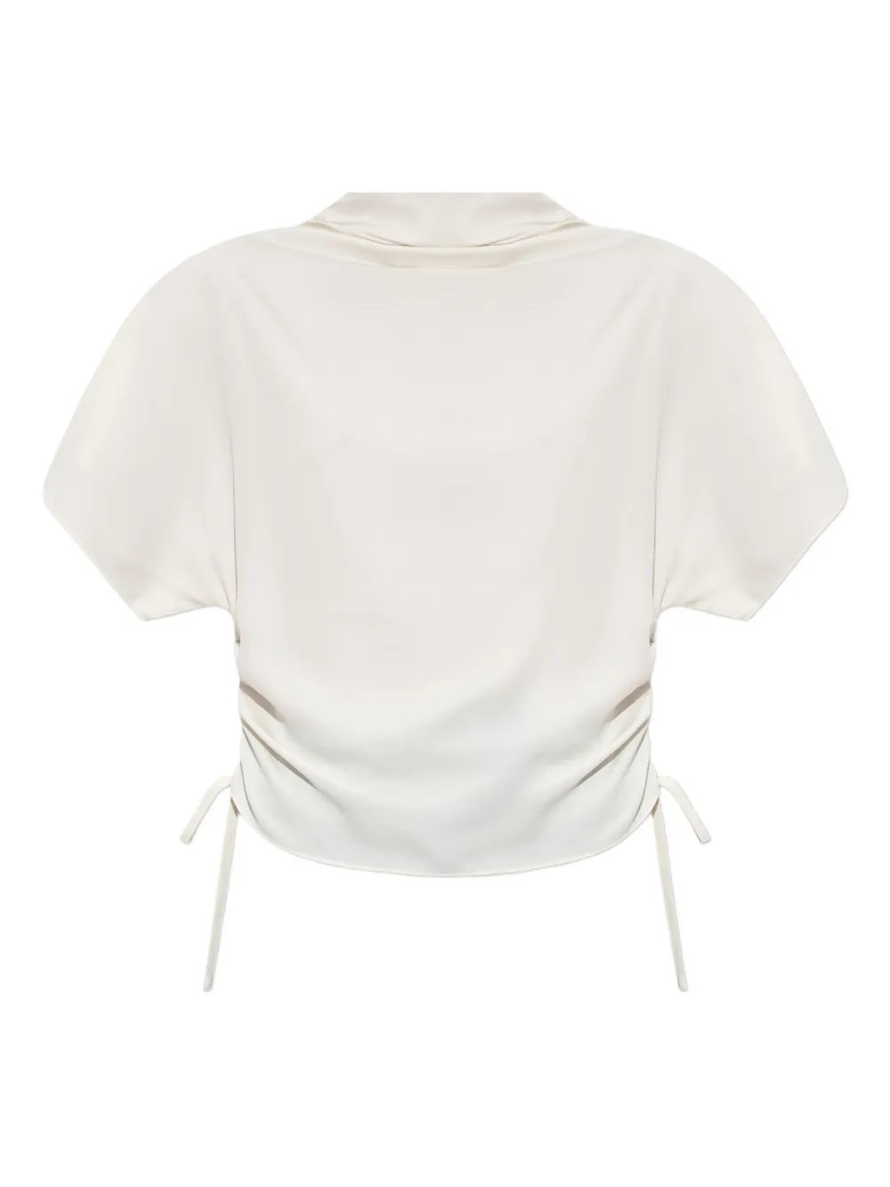 

Футболка Leslie со шнурком AllSaints, белый