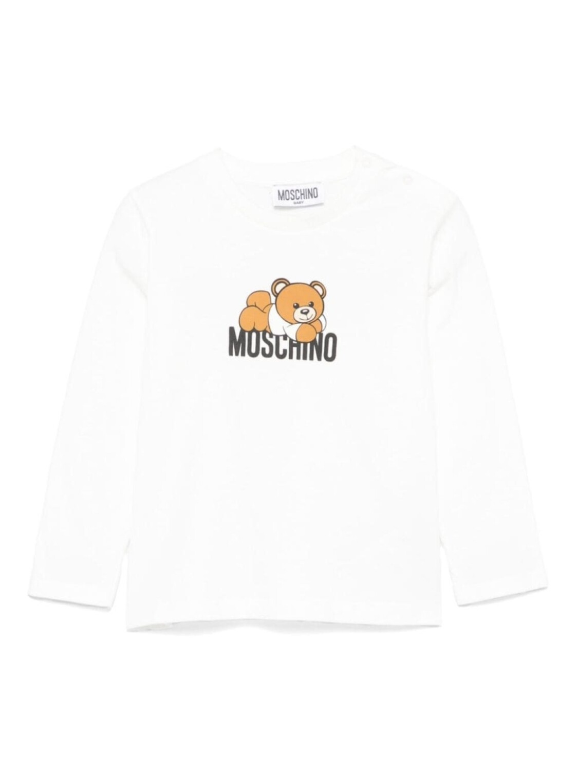 

Футболка Moschino Kids с принтом Leo Teddy, белый