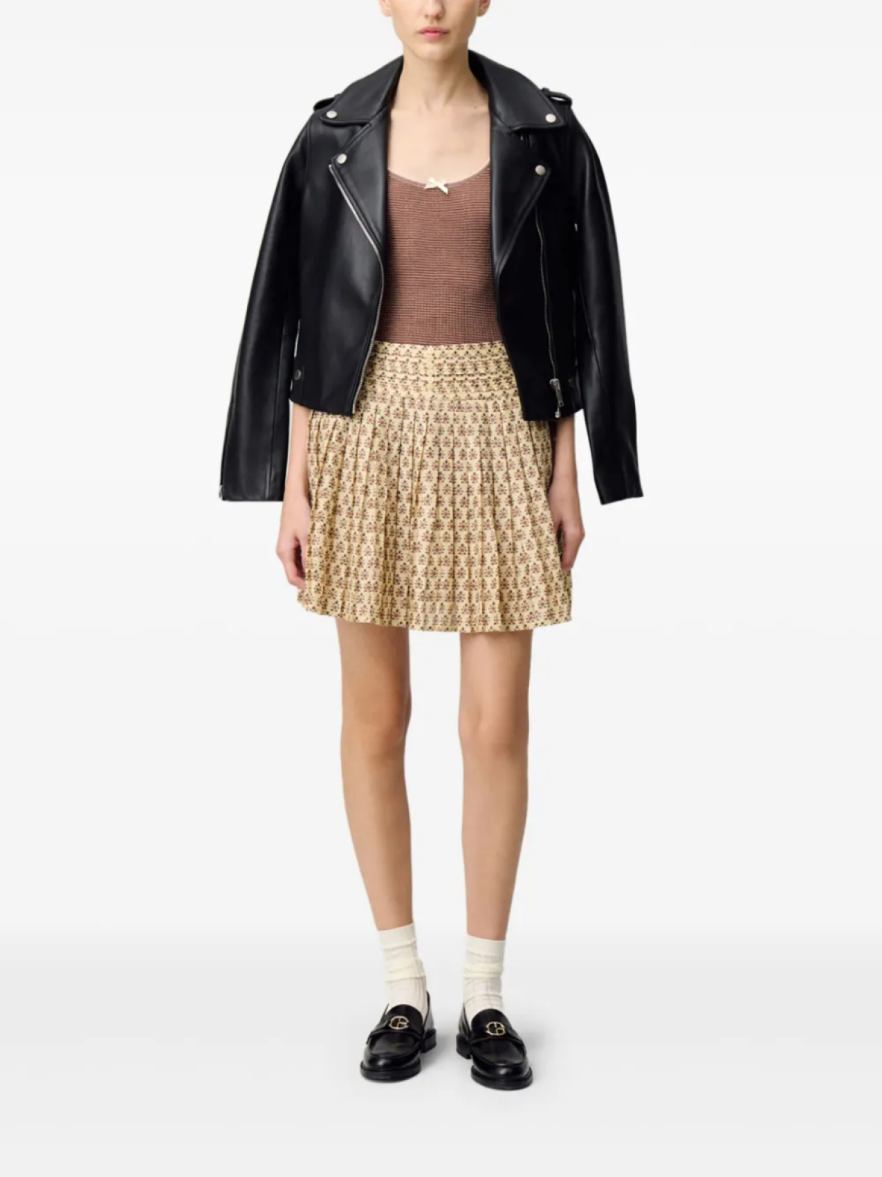 

Claudie Pierlot мини-юбка с графичным принтом, нейтральный