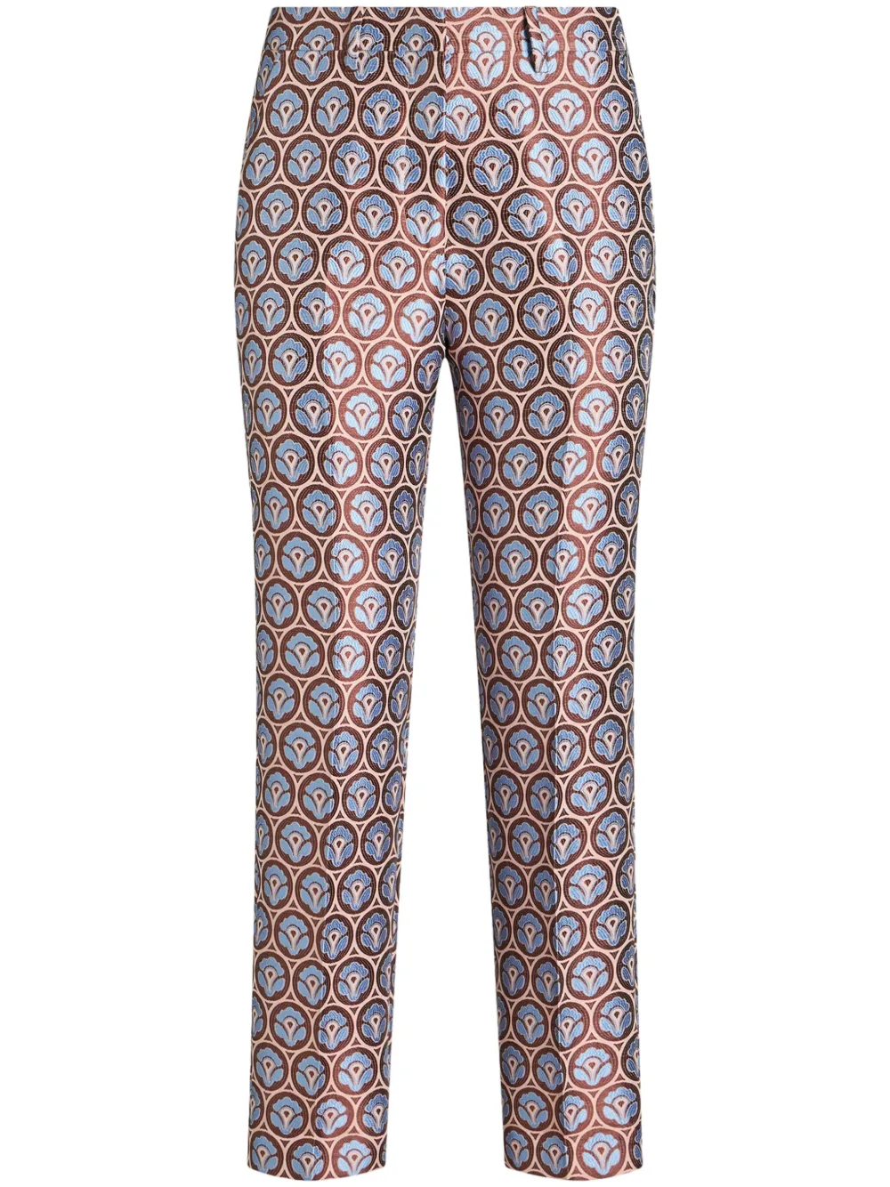 

Брюки с цветочным узором ETRO, синий