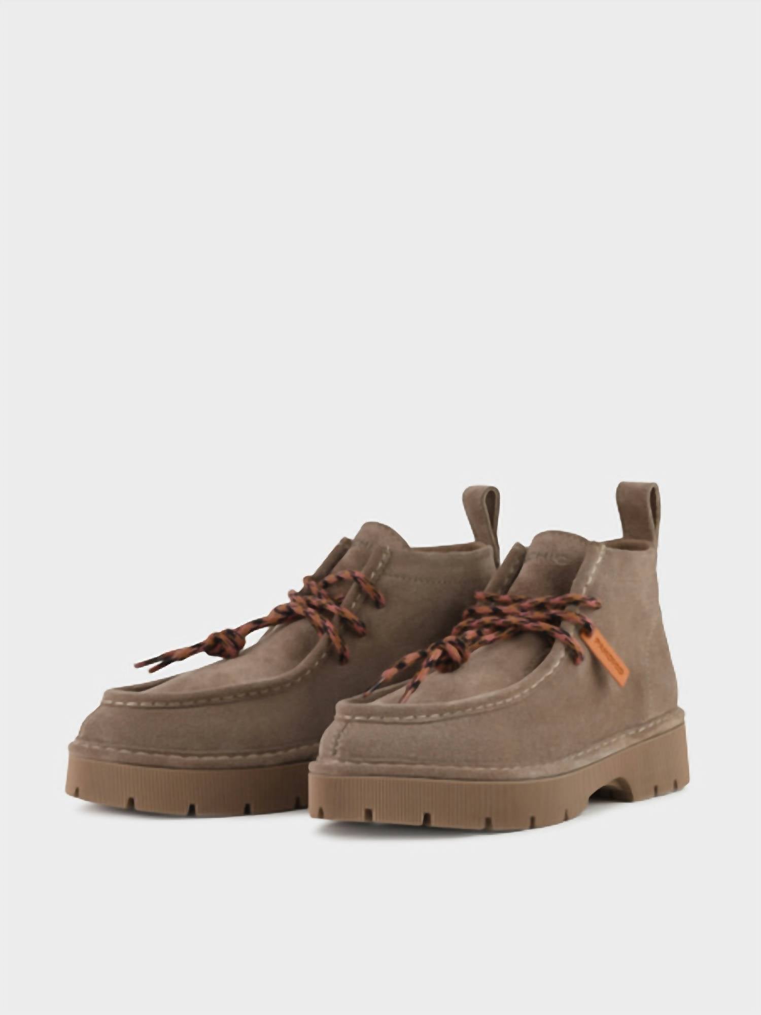 Женские замшевые ботинки Desert в цвете Walnut Panchic, Walnut