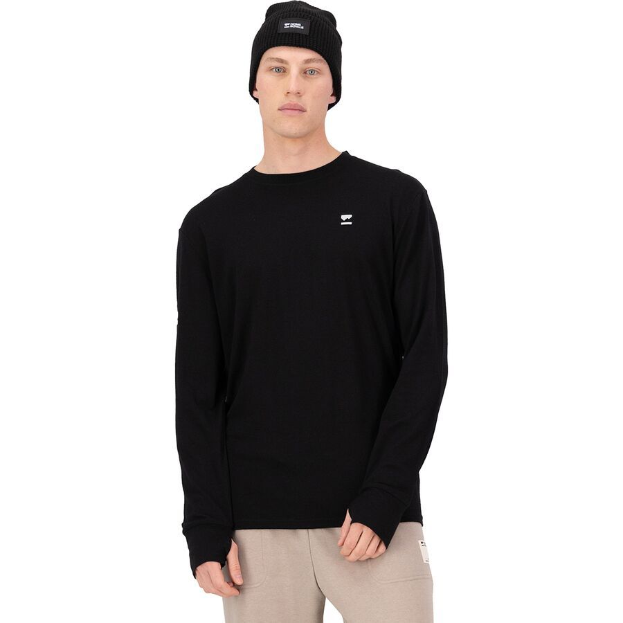 

Классическая мужская рубашка с длинными рукавами Yotei Mons Royale Mons Royale, Black2