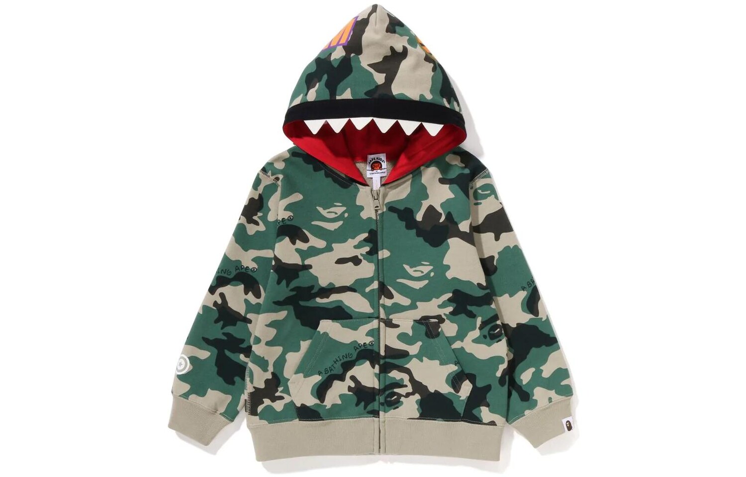 

Детская толстовка A Bathing Ape, зеленый