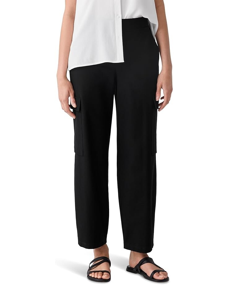 

Брюки Eileen Fisher Cargo Ankle Lantern Pants, цвет Black 2