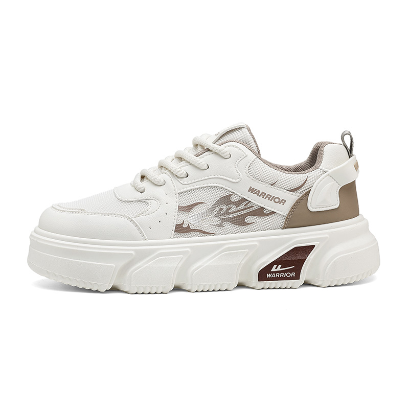 

Мужские низкие скейтерские кроссовки Abrasion Resistant Breathable WARRIOR, бежевый хаки