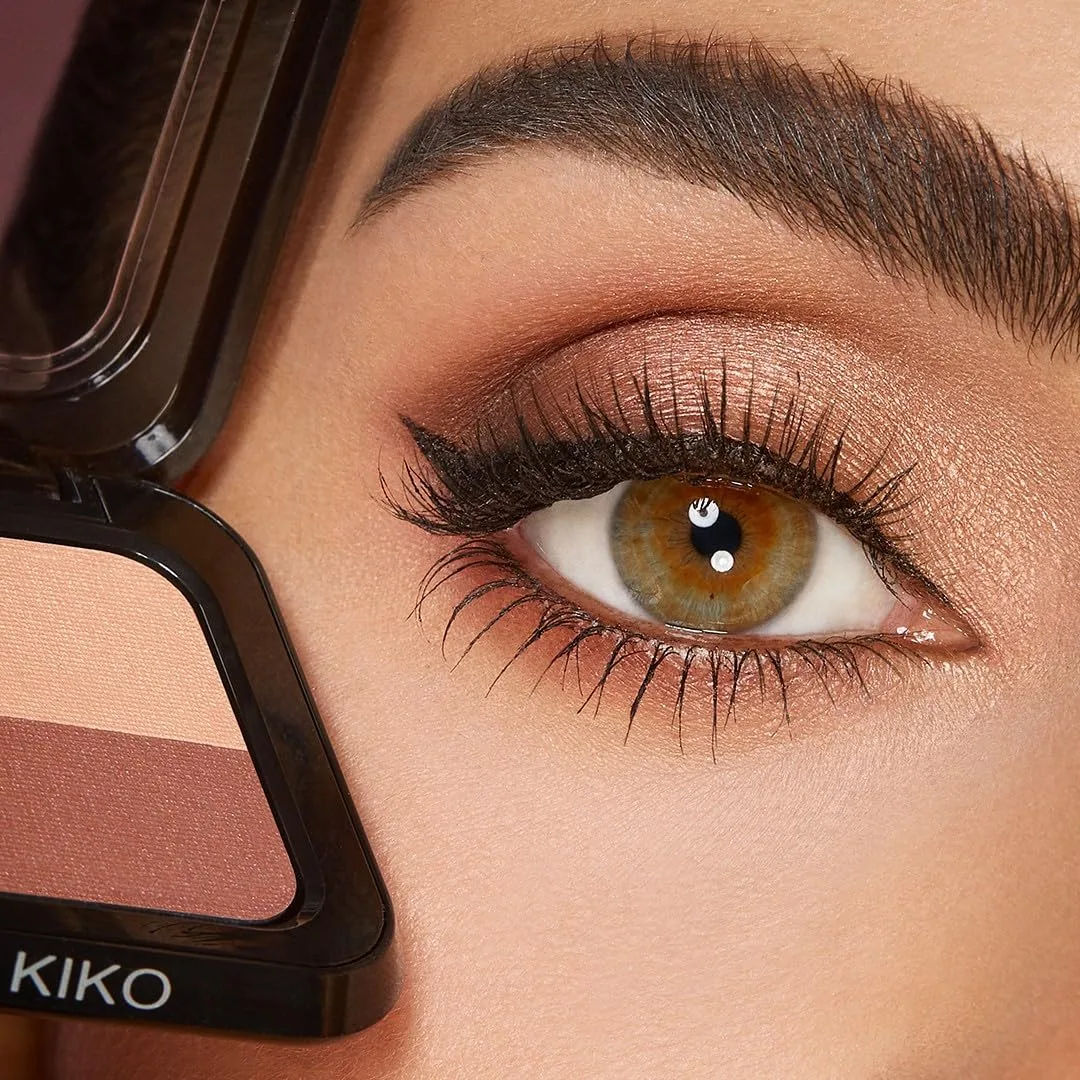 KIKO Milano Bright Duo Eyeshadow, 03 Peach / Brick — фото 3