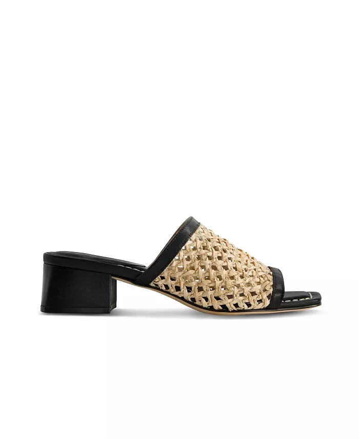 Бернардо Дженн Сандалии на низком каблуке Bernardo Footwear, черный