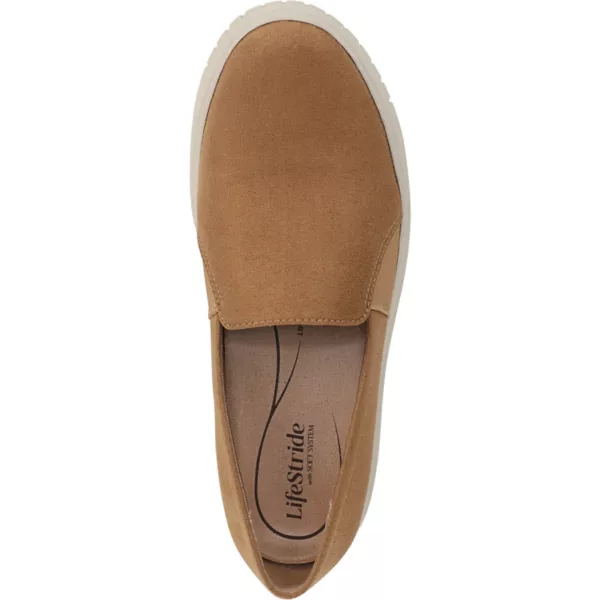 Женские лоферы Grandeur из микро-замши Lifestride, цвет tan microsuede — фото 4