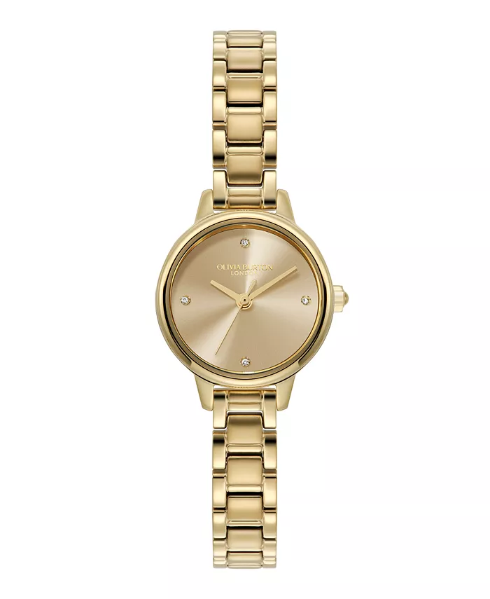 

Женские мини-часы на браслете из нержавеющей стали Classic Gold Tone, 23 мм Olivia Burton