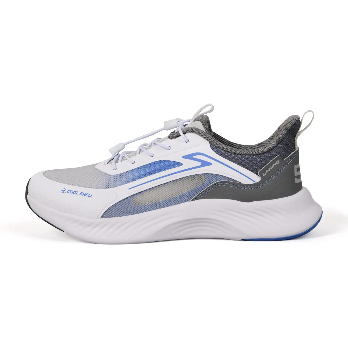 

Спортивные повседневные кроссовки для школьников из коллекции Sports Life LINING YOUNG, белый/синий/серый