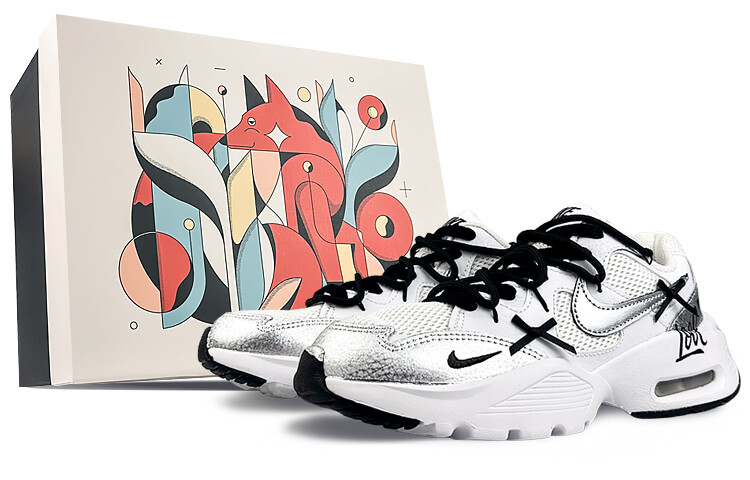 

Кроссовки Air Max Fusion женские с низким верхом, черные Nike