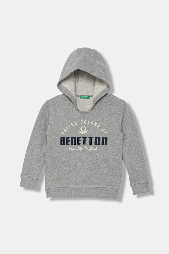 

Детская хлопковая толстовка United Colors Of Benetton, серый